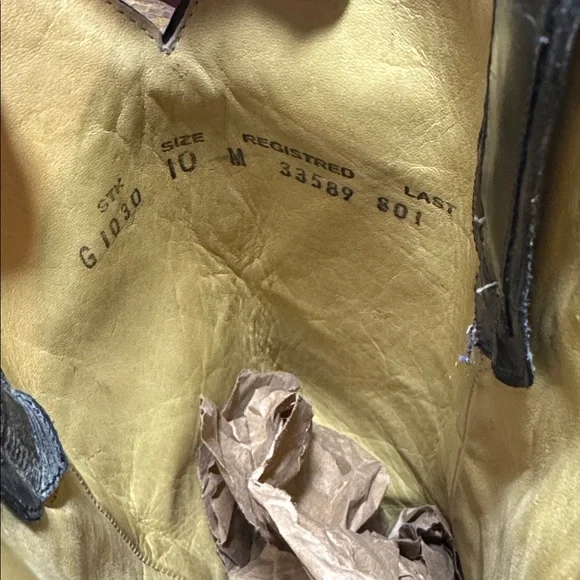 Vintage Corral Cowboy Boots Gray Leather Silver Studs Women's Size 10 - Picture 10 of 16